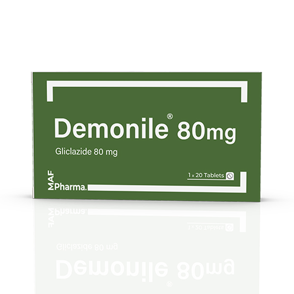 Demonile, Gliclazide, 80 mg
